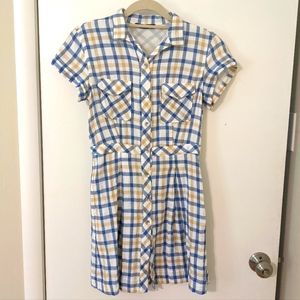 Modcloth Plaid Dress, size S